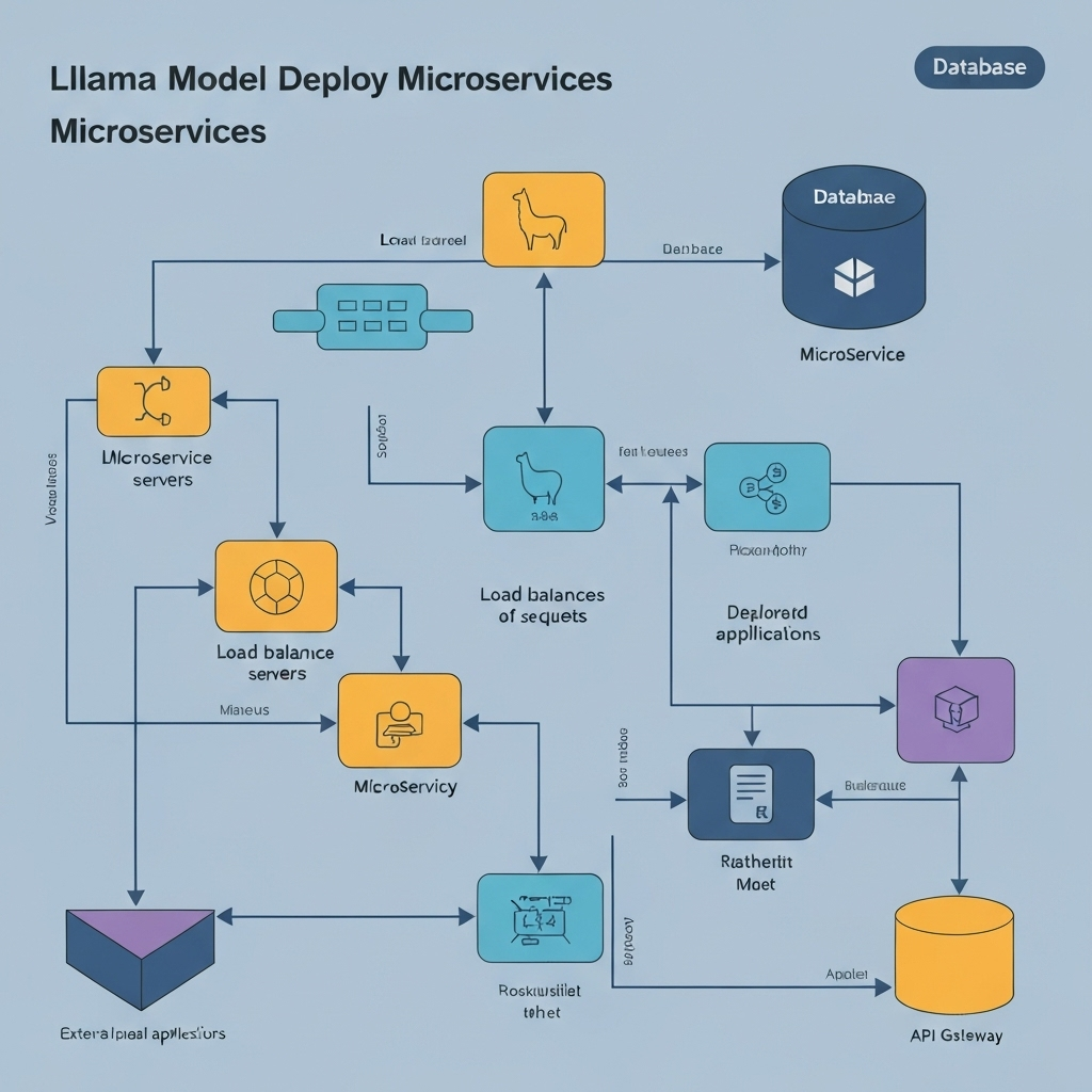 Deploying LLaMA Models in Production Microservices