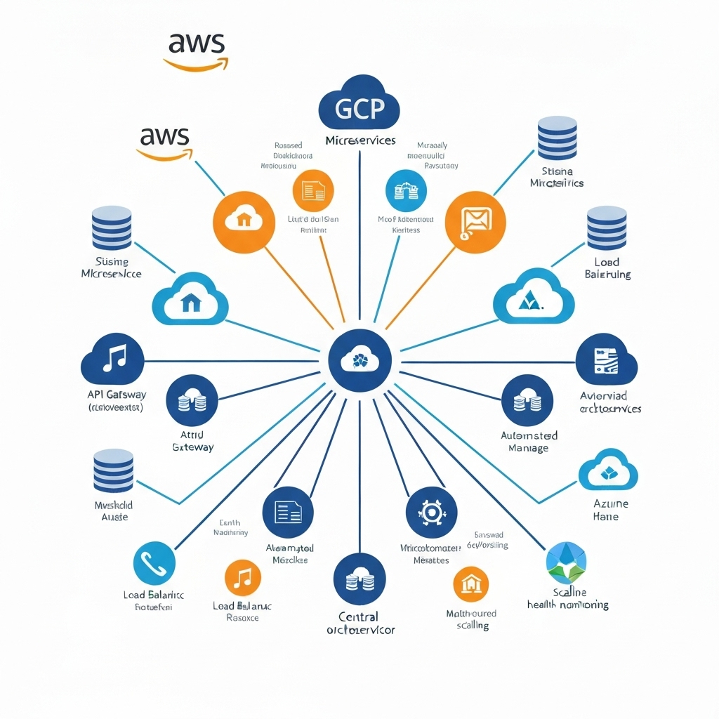 Multi-Cloud Microservices: AWS, GCP, and Azure Integration